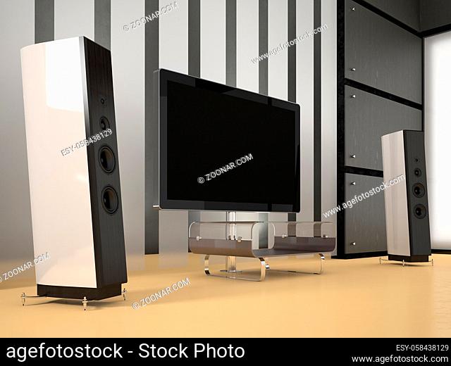 Home Theater System - High quality render - Design by me