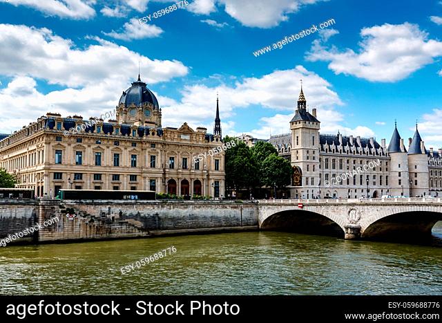 La Conciergerie, a Former Royal Palace and Prison in Paris, France
