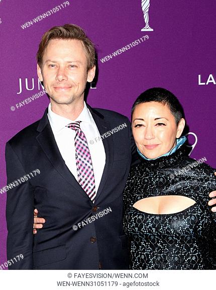 19th CDGA (Costume Designers Guild Awards) held at the Beverly Hilton Hotel - Arrivals Featuring: Jimmi Simpson, Ane Crabtree Where: Los Angeles, California