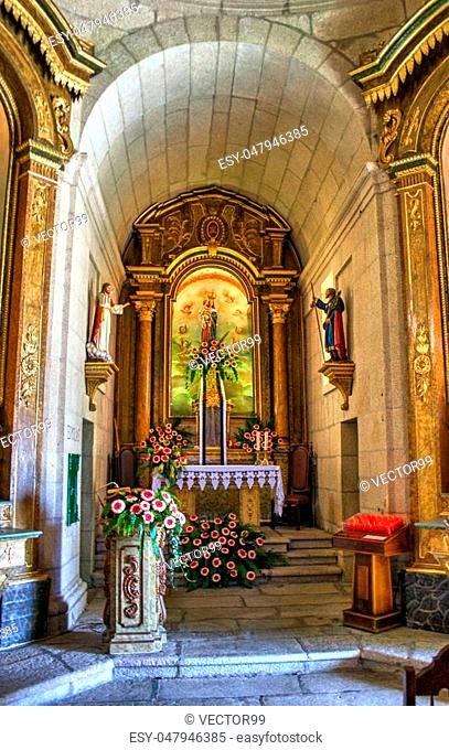 Baroque chapel of Senhora da Graca in Portugal