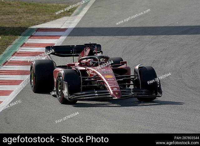 May 20, 2022, Circuit de Catalunya, Barcelona, F1 Pirelli Spanish Grand Prix 2022 , in the picture Charles Leclerc (MCO), Scuderia Ferrari