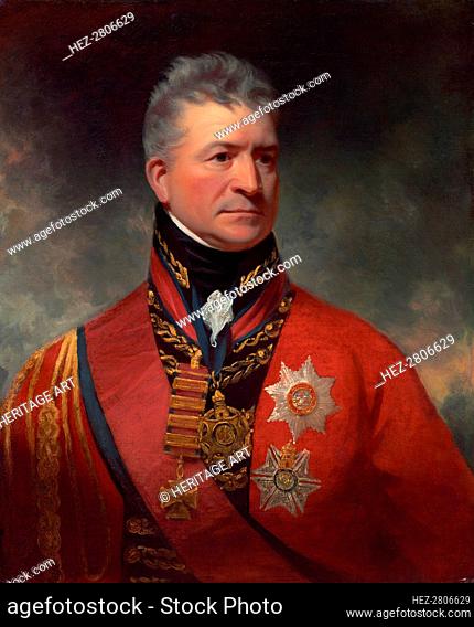 Lieutenant-General Sir Thomas Picton, 1815/1817. Creator: Sir William Beechey