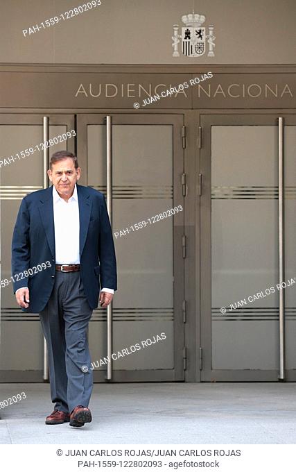 Madrid Spain; 30/07/2019.- Mexican businessman Alonso Ancira Elizondo rejects his extradition to Mexico. He denies before the judge of the National Court...