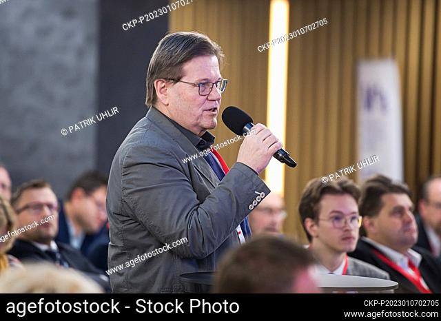 44th national congress of Social Democrats (CSSD) starts to deal with changes in party statutes, elect new deputy chairperson in Brno, Czech Republic, January 7