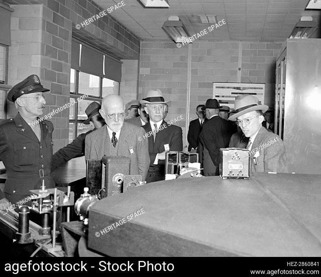 Dedication Day - visitors to the Aircraft Engine Research Laboratory, ..Ohio, USA, May 20, 1943. Creator: Unknown