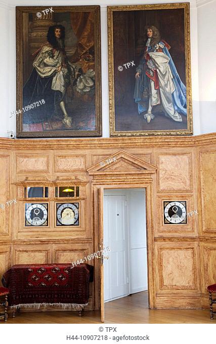 UK, United Kingdom, Great Britain, Britain, England, London, Greenwich, Royal Observatory, Flamsteed House, Interior, Interiors, UNESCO