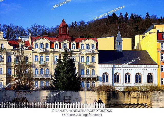Spa resort Marianske Lazne - Marienbad, West Bohemia, Czech Republic, Europe