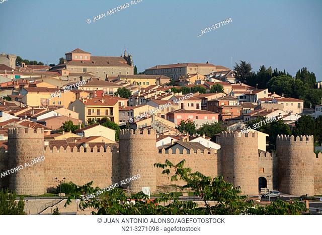 The fortified city of Avila, Castilla-Leon, Spain, Europe