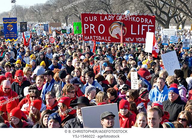 Pro-Life supporters march en masse