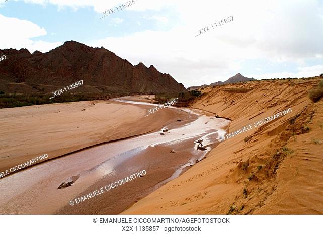 Saf Saf river, border with Algeria, oasis of Figuig, province of Figuig, Oriental Region, Morocco