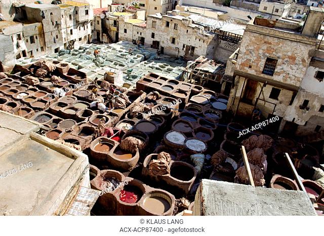 Tanneries Fes Morocco
