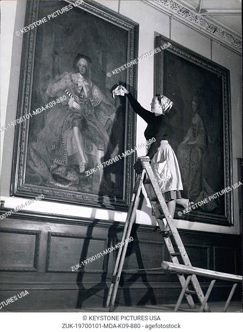 Jan. 1, 1970 - A Countess Dusts the Paintings: Where once 40 indoor servants worked, today Lady Darnley only has daily help