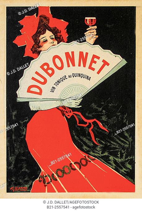 Dubonnet wine-based aperitif, poster c. 1930, France
