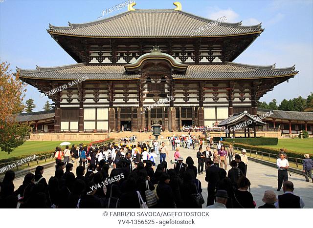 Todaiji Temple, Nara, Japan  The world famous Todaiji Temple designated as world heritage contains various pavilions and halls including many designated as...