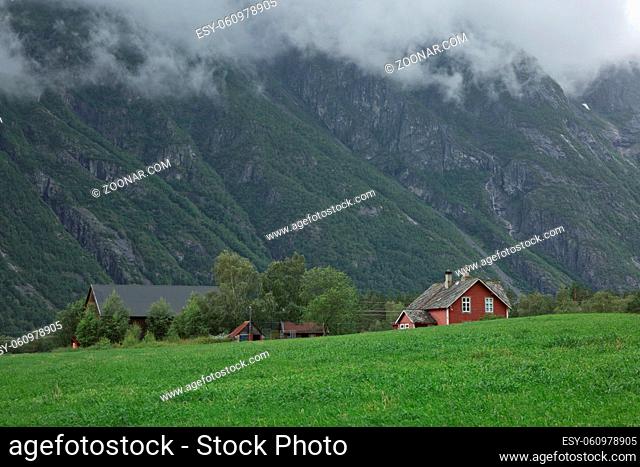 The village of Eidfjord in Norway is a major cruise ship port of call. It is situated at the end of the Eid Fjord, an inner branch of the large Hardangerfjorden