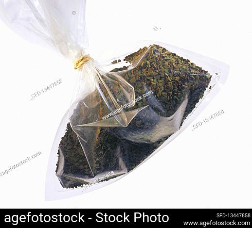 Mountain pepper in a plastic bag