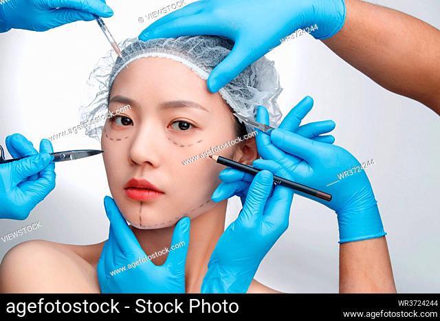 Young women have plastic surgery