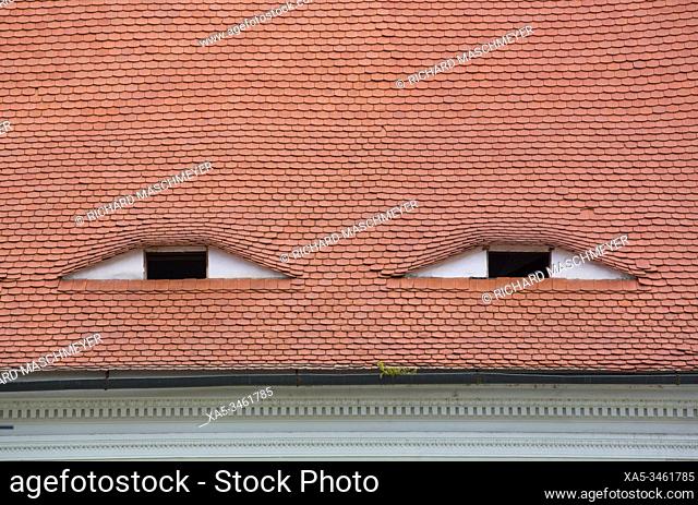 House with Eyes, Sibiu, Transylvania Region, Romania
