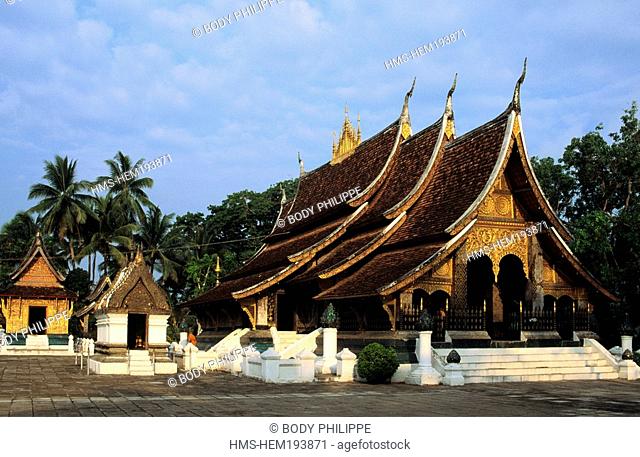 Laos, Luang Prabang, listed as World Heritage by UNESCO, Wat Xieng Thong Temple, built in 1560