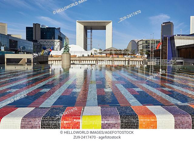 La Defense Europe's largest purpose built business district with the Grande Arche in the center. . It is home to 1500 corporate head offices and 72 glass and...