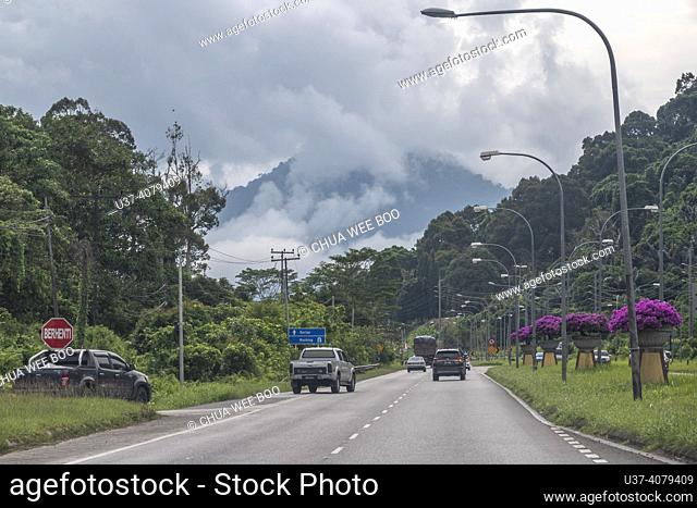 Kuching-Serian road scenes, Sarawak, East Malaysia, Borneo. Kuching-Serian Road runs through some of the most beautiful landscapes of East Malaysia