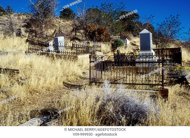 Cemetery, Virginia City, Nevada, USA