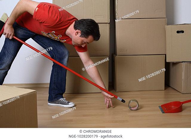 Man during Moving