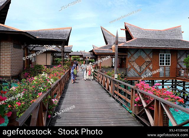 Mabul Water Bungalaw Resort, Mabul Island, Semporna, Sabah, Malaysia. Mabul Water Bungalow Resort offers an unforgettable tropical getaway in Semporna, Sabah