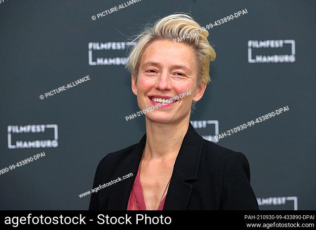30 September 2021, Hamburg: Actress Sandra Borgmann is coming to the 29th Hamburg Film Festival, which will open with a screening of the film ""Große Freiheit""