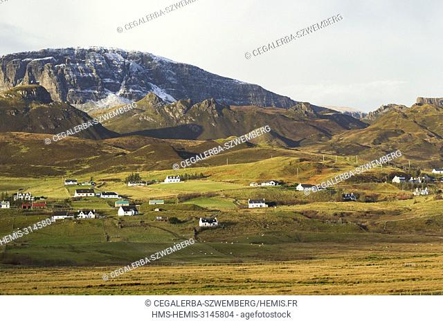 United Kingdom, Scotland, Highlands, Inner Hebrides, Isle of Skye, Trotternish, Staffin