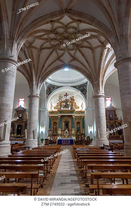 San Antonio Abad Church, El Toboso, Toledo province, Castile la Mancha, Spain. Route of Don Quijote
