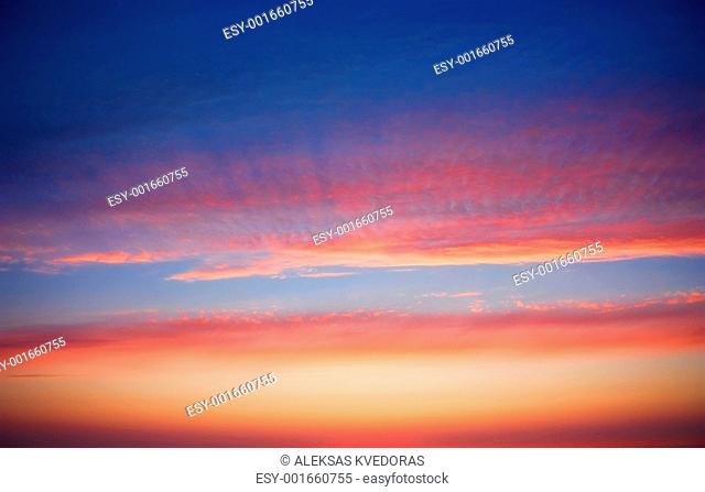 sunset, abstract background