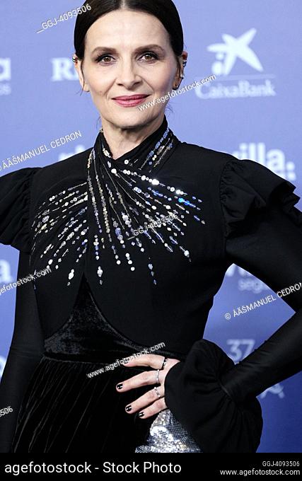 Juliette Binoche attends 37th Goya Awards - Red Carpet at Fibes - Conference and Exhibition on February 11, 2023 in Sevilla, Spain