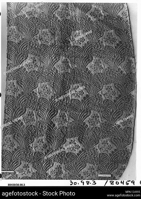 Piece. Manufactory: Lazareff; Date: 18th century; Culture: Russian (Moscow); Medium: Silk and metal thread; Dimensions: L. 38 x W. 19 3/8 inches (96