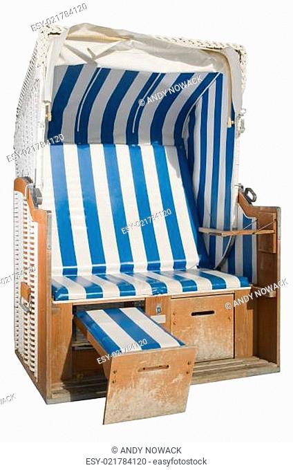 beach chair with one footstool