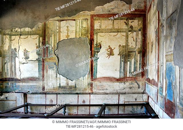 Official opening of some Domus after the restoration, the  Domus of Ephebe, Pompei, ITALY- 26-12-2015