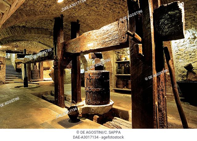 Wine museum, Torgiano, Umbria, Italy, 13th century