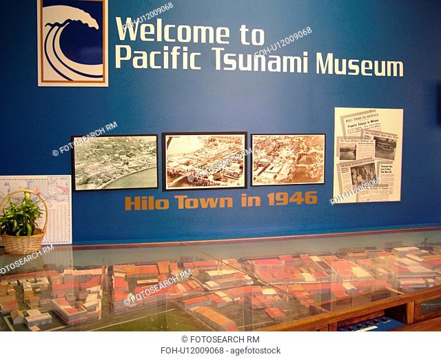 Big Island, Island of Hawaii, HI, Hawaii, Hilo, Historic Downtown Hilo, Pacific Tsunami Museum