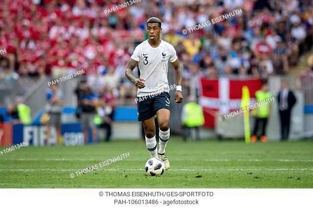 Presnel Kimpembe (France) on the ball GES / Football / World Championship 2018 Russia: Denmark - 26.06.2018 GES / Soccer / Football / Worldcup 2018 Russia:...
