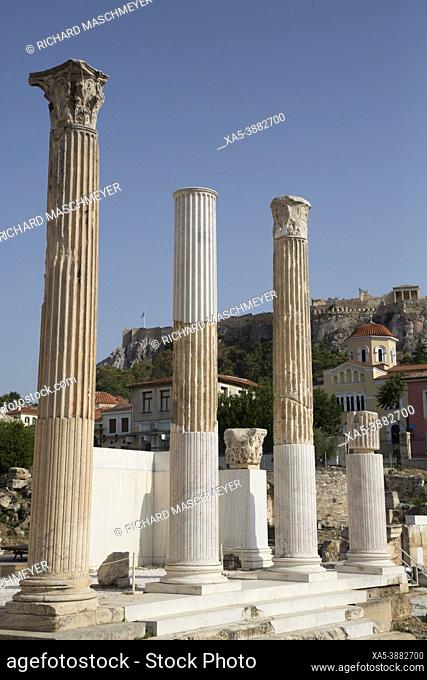 Columns, Hadrian's Library, Athens, Greece
