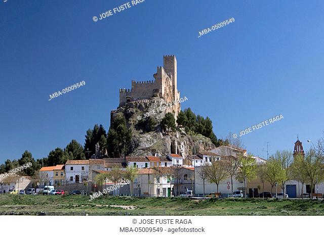 Spàin, Castilla la Mancha Region, Albacete province, Almansa Castle, Almansa City