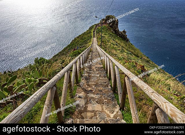 Seaside of Madeira island in the Atlantic ocean, Portugal, February 22, 2022. (CTK Photo / Michal Okla)
