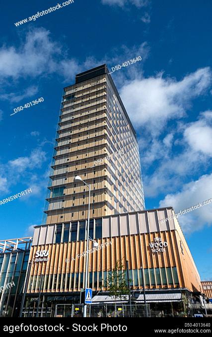 Skelleftea, Sweden The Sara Cultural Centre is a new home for arts, performance and literature in the Nordic region's tallest timber building