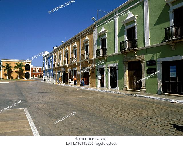 Campeche is a port on the Gulf of Mexico, a historical city founded by the conquistadores of Spain, who designed and built the colonial baroque buildings...