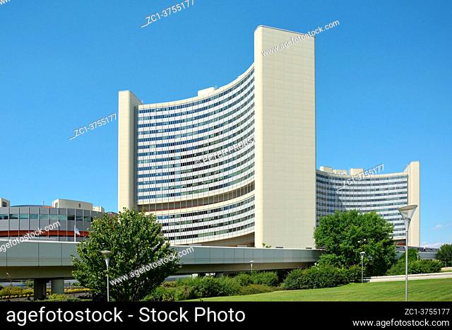 Vienna International Centre VIC is the campus building complex hosting the United Nations Office at Vienna - Austria