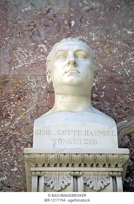 Bust of Georg Frederick Handel, German baroque composer