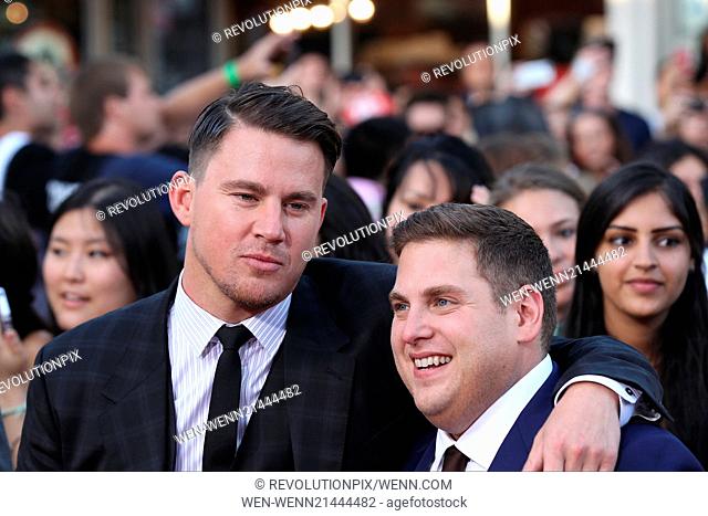 Premiere Of Columbia Pictures' '22 Jump Street' at Regency Village Theatre in Westwood Featuring: Channing Tatum, Jonah Hill Where: Los Angeles, California