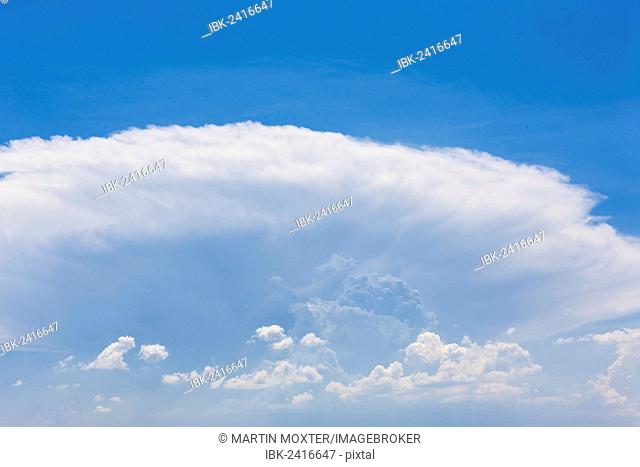 Storm clouds, Neckar, Baden-Wurttemberg, Germany, Europe, PublicGround