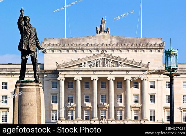 Statue of Edward Carson Outside Parliament in Northern Ireland
