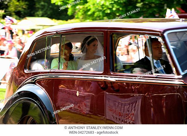 The wedding of Prince Harry and Meghan Markle at Windsor Castle Featuring: Meghan Markle, Duchess of Sussex, Doria Ragland Where: Windsor